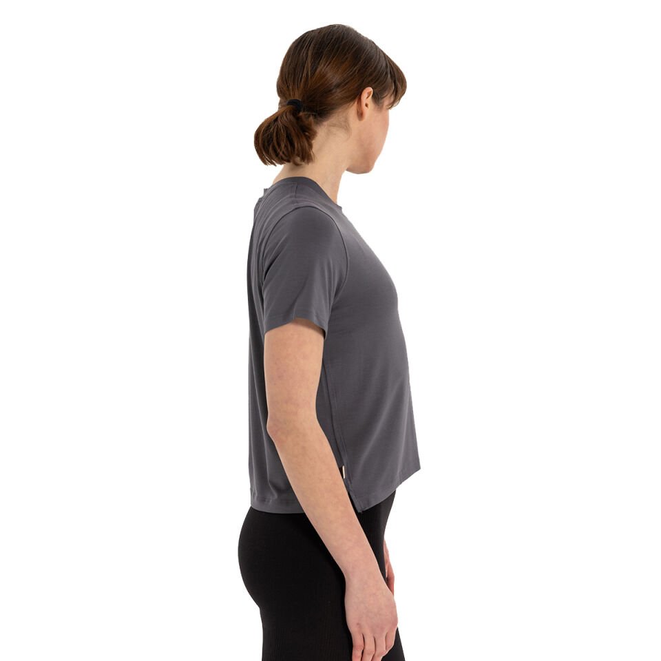 Modal Crew Neck Basic Yoga T-Shirt