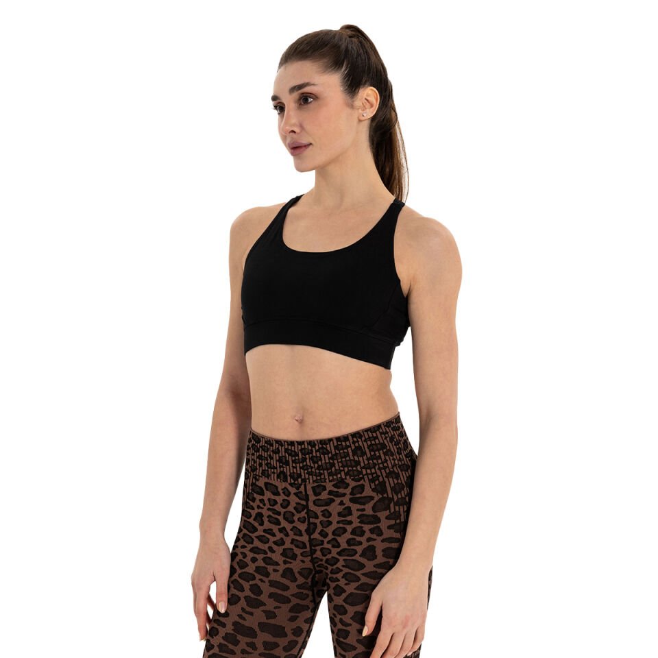 Inguz Çift Askılı Sırtı Çapraz Yoga Büstiyer