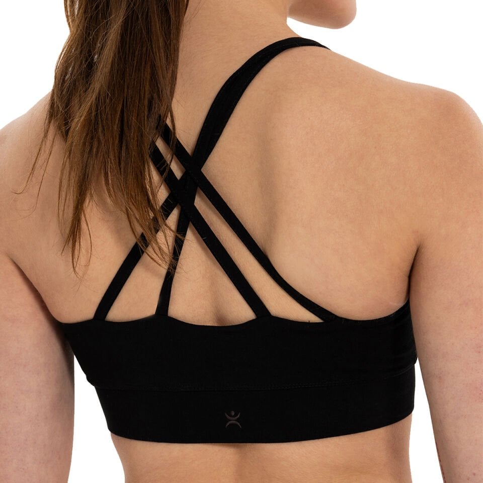 Double Strap Cross Back Yoga Bustier