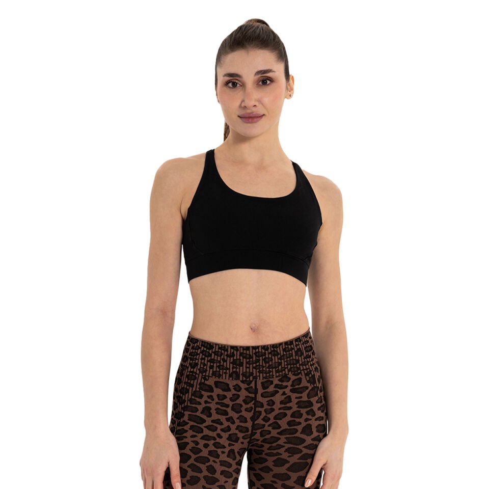 Double Strap Cross Back Yoga Bustier